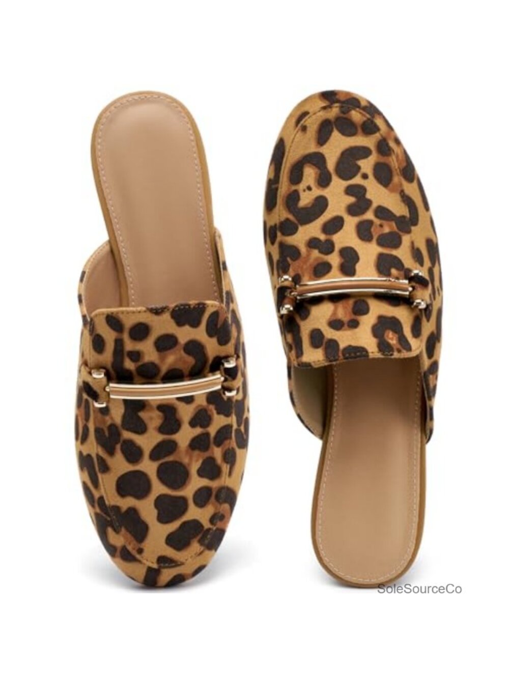 Faux Suede Mules for Women Slip-On Business Casual Loafers